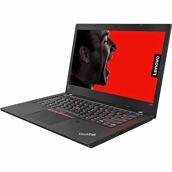 Ультрабук Lenovo ThinkPad L480 / 14" (1366x768) TN / Intel Core i5-8250U (4 (8) ядра по 1.6 - 3.4 GHz) / 8 GB DDR4 / 240 GB SSD / Intel UHD Graphics 620 / WebCam б/в - зображення 3