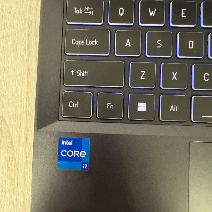 Ігровий ноутбук Hasee Z8D6 / 15.6" (1920x1080) IPS / Intel Core i7-12650H (10 (16) ядер по 3,5 - 4,7 ГГц) / 16 ГБ DDR4 / 512 ГБ SSD NVMe / nVidia GeForce RTX 4060, 8 ГБ GDDR6, 128-біт / WebCam б/в - зображення 8