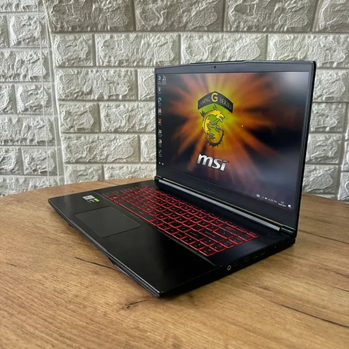 Ігровий ноутбук Б-клас MSI GF65 Thin 10SDR / 15.6" (1920x1080) IPS / Intel Core i7-10750H (6 (12) ядер по 2.6 - 5.0 GHz) / 8 GB DDR4 / 512 GB SSD / nVidia GeForce GTX 1660 Ti, 6 GB GDDR6, 192-bit / WebCam б/в - зображення 5