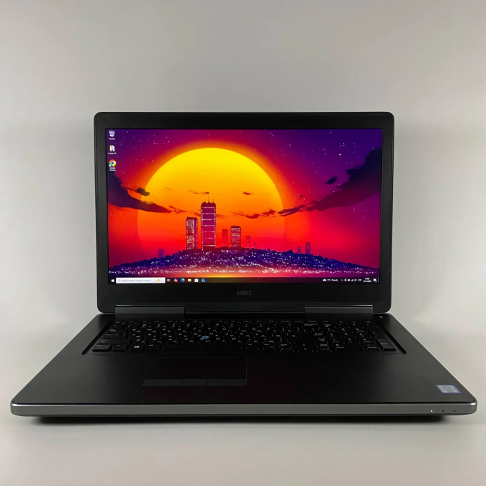 Мобільна робоча станція Б-класу Dell Precision 7710 / 17,3" (1920x1080) IPS / Intel Core i7-6820HQ (4 (8) ядра по 2,7 - 3,6 ГГц) / 16 ГБ DDR4 / 512 ГБ SSD / nVidia Quadro M5000M, 8 ГБ GDDR5, 256-біт / WebCam / HDMI б/в - изображение 2