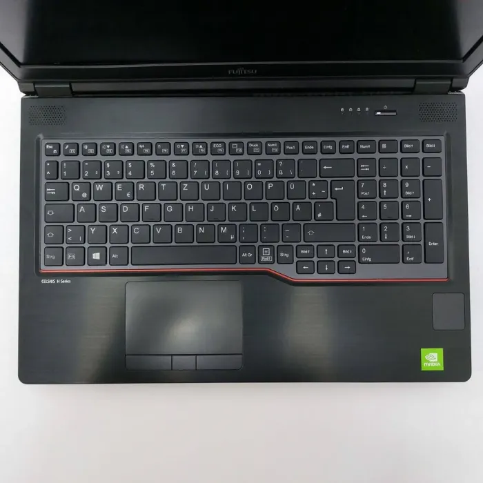 Мобільна робоча станція Fujitsu Celsius H780 / 15,6" (1920x1080) IPS / Intel Core i7-8750H (6 (12) ядер по 2,2 - 4,1 ГГц) / 32 ГБ DDR4 / 512 ГБ SSD / nVidia Quadro P600, 4 ГБ GDDR5, 128-біт / Веб-камера / Windows 11 Pro б/в - зображення 3