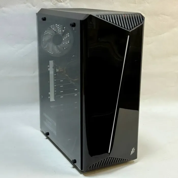 Комп'ютер 1stPlayer Black з вікном Tower / Intel Core i3-10100F (4 (8) ядра по 3.6 - 4.3 ГГц) / 16 ГБ DDR4 / 240 ГБ SSD + 500 ГБ HDD / nVidia GeForce GTX 660, 2 ГБ GDDR5, 192-bit / 400 Вт б/в - зображення 2