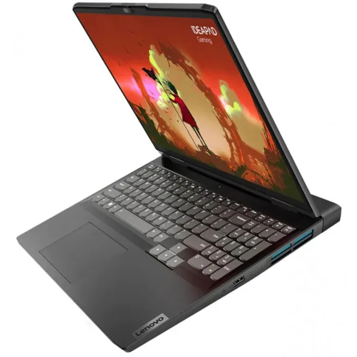 Ігровий ноутбук Lenovo IdeaPad Gaming 3 / 15.6" (1920x1080) IPS / AMD Ryzen 5 7535HS (6 (12) ядер по 3.3 - 4.55 GHz) / 16 GB DDR5 / 512 GB SSD / nVidia GeForce RTX 3050, 4 GB GDDR6, 128-bit / WebCam - зображення 6