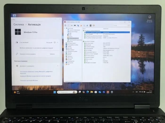 Ноутбук Dell Latitude 5591 / 15.6" (1920x1080) IPS / Intel Core i5-8400H (4 (8) ядра по 2.5 - 4.2 GHz) / 16 GB DDR4 / 256 GB SSD / nVidia GeForce MX130, 2 GB DDR5, 64-bit / WebCam / Win 11 Pro б/в - зображення 10