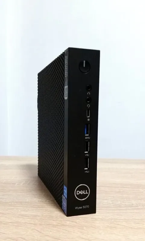 Неттоп Dell WYSE 5070 USFF / Intel Celeron J4105 (4 ядра по 1.5 - 2.5 GHz) / 8 GB DDR4 / 128 GB SSD M.2 / UHD Graphics 600 / 65W / WiFi / Win 10 Pro б/в - зображення 2