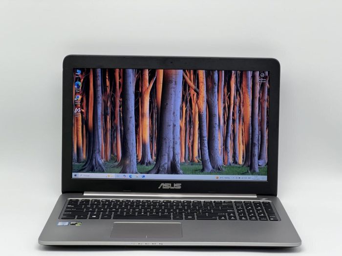 Ігровий ноутбук Asus K501UW / 15.6" (1920x1080) TN / Intel Core i7-6500U (2 (4) ядра по 2.5 - 3.1 GHz) / 16 GB DDR4 / 480 GB SSD / nVidia GeForce GTX 960M, 2 GB GDDR5, 128-bit / WebCam б/в - зображення 2