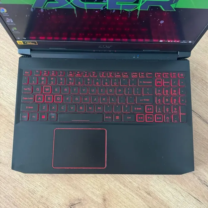 Ігровий ноутбук Б-клас Acer Nitro 5 AN515-55 / 15.6" (1920x1080) IPS / Intel Core i5-10300H (4 (8) ядра по 2.5 - 4.5 GHz) / 16 GB DDR4 / 256 GB SSD / nVidia GeForce RTX 3050, 4 GB GDDR6, 128-bit / WebCam б/в - зображення 7