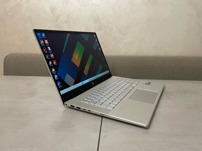 Ігровий ноутбук Б-клас HP Envy 15t-ep100 / 15.6" (1920x1080) IPS / Intel Core i7-11800H (8 (16) ядер по 1.9 - 4.6 GHz) / 32 GB DDR4 / 512 GB SSD M.2 / nVidia GeForce RTX 3050, 4 GB GDDR6, 128-bit / WebCam / Fingerprint б/в - зображення 4