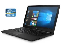Ноутбук HP 15-bs115dx / 15.6" (1366x768) TN Touch / Intel Core i5-8250U (4 (8) ядра по 1.6 - 3.4) / 8 GB DDR4 / 240 GB SSD / Intel HD Graphics 620 / WebCam / DVD-ROM / Win 10 Home б/в