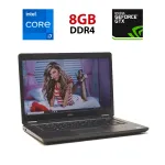 Ультрабук Dell Latitude 5480 / 14" (1920x1080) IPS / Intel Core i7-7820HQ (4 (8) ядра по 2.9 - 3.9 GHz) / 8 GB DDR4 / 256 GB SSD / nVidia GeForce 930MX, 2 GB DDR3, 64-bit / WebCam б/в