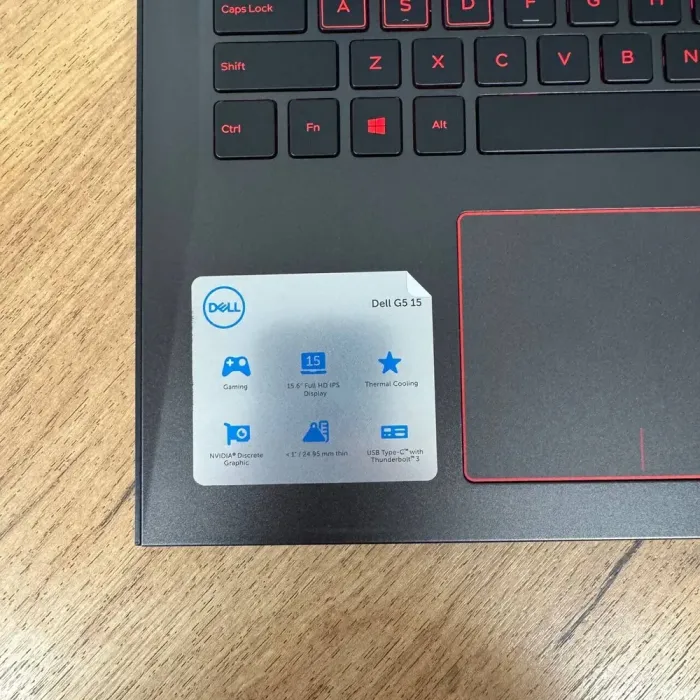 Ігровий ноутбук Б-клас Dell Inspiron G5 5587 / 15.6" (1920x1080) IPS / Intel Core i5-8300H (4 (8) ядра по 2.3 - 4.0 GHz) / 16 GB DDR4 / 128 GB SSD M.2 + 1000 GB HDD / nVidia GeForce GTX 1060 Max-Q, 6 GB GDDR5, 192-bit / WebCam б/в - зображення 8