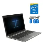 Ноутбук Toshiba Tecra Z50-A / 15.6" (1920x1080) IPS / Intel Core i5-4310U (2 (4) ядра по 2.0 - 3.0 GHz) / 8 GB DDR3 / 256 GB SSD / Intel HD Graphics 4400 / WebCam б/в