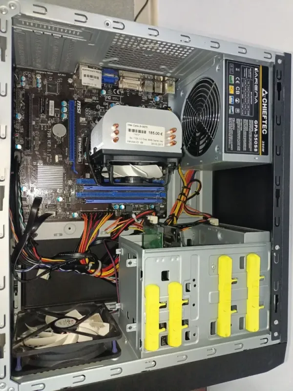 Комп'ютер Б-клас 2E Rational 1305 Tower / Intel Core i5-3470 (4 ядра по 3.2 - 3.6 GHz) / 8 GB DDR3 / 500 GB HDD / Intel HD Graphics 2500 / DVD-ROM / 350W / VGA б/в - зображення 5