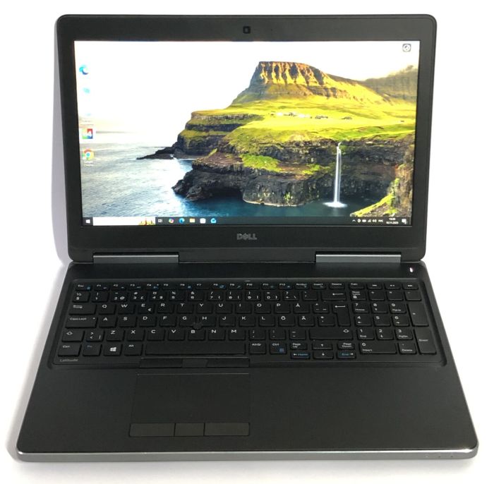 Мобільна робоча станція Б-класу Dell Precision 7520 / 15,6" (1920x1080) IPS / Intel Core i7-7700HQ (4 (8) ядра по 2,8 - 3,8 ГГц) / 16 ГБ DDR4 / 256 ГБ SSD / nVidia Quadro M2200, 4 ГБ GDDR5, 128-біт / WebCam / Win 10 Pro б/в - изображение 2