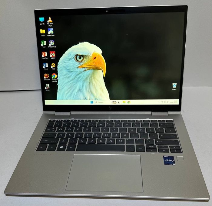 Ультрабук HP EliteBook x360 1040 G9 / 14" (1920x1080) IPS Touch / Intel Core i5-1245U (10 (12) ядер по 1.2 - 4.4 GHz) / 16 GB DDR4 / 512 GB SSD / Intel Iris Xe Graphics / WebCam б/в - зображення 2