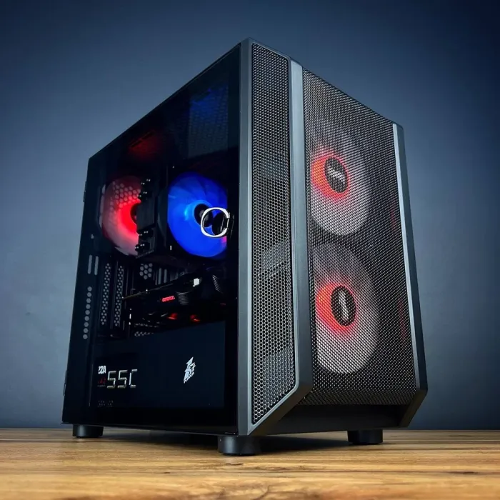 Збірка під замовлення: комп'ютер 1stPlayer D3-3F2-PLUS Black Tower / AMD Ryzen 5 3600 (6 (12) ядер по 3.6 - 4.2 GHz) / 16 GB DDR4 / 512 GB SSD M.2 / nVidia GeForce GTX 1070, 8 GB GDDR5, 256-bit / 550W б/в - зображення 7