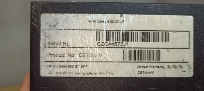 ПК HP ProDesk 600 G1 SFF / Intel Core i5-4570S (4 ядра по 2.9 - 3.6 GHz) / 16 GB DDR3 / 500 GB HDD / Intel HD Graphics 4600 б/в - зображення 6