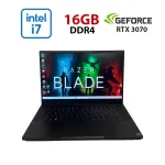 Ігровий ноутбук Razer Blade 15 RZ09-0409 / 15.6" (1920x1080) IPS / Intel Core i7-11800H (8 (16) ядер по 2,3 - 4,6 ГГц) / 16 ГБ DDR4 / 1000 ГБ SSD NVMe / nVidia GeForce RTX 3070, 8 ГБ GDDR6, 256-bit / WebCam б/в