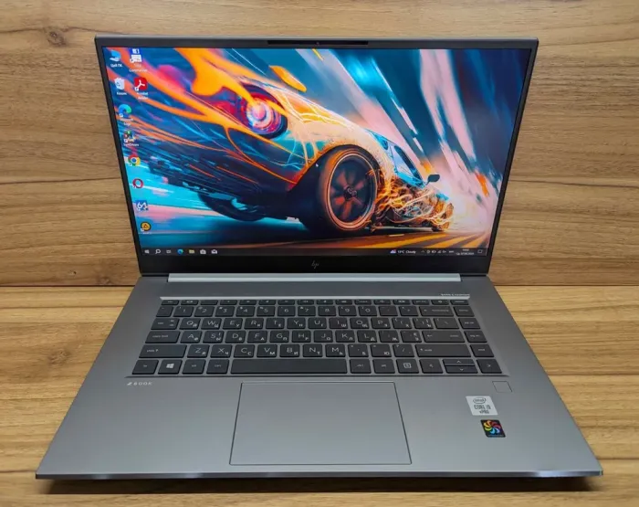 Мобільна робоча станція HP zBook Studio G7 / 15.6" (3840x2160) IPS / Intel Core i9-10885H (8 (16) ядер по 2.4 - 5.3 GHz) / 32 GB DDR4 / 1000 GB SSD / nVidia Quadro RTX 3000, 6 GB GDDR6, 192-bit / TouchID / WebCam / Windows 10 б/в - зображення 2