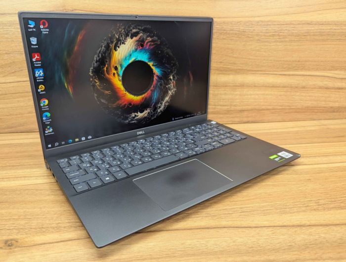 Ігровий ноутбук Б-класу Dell Vostro 7500 / 15.6" (1920x1080) IPS / Intel Core i7-10750H (6 (12) ядер по 2.6 - 5.0 GHz) / 16 GB DDR4 / 512 GB SSD / nVidia GeForce GTX 1650 Ti, 4 GB GDDR6, 128-bit / WebCam / Fingerprint / Windows 10 б/в - зображення 5