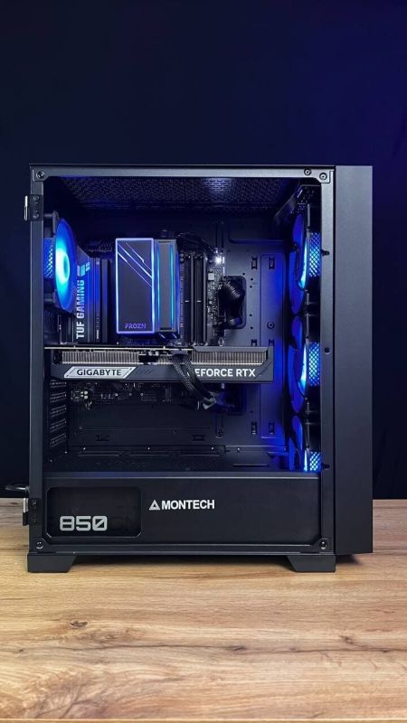 Збірка на замовлення: ігровий ПК Montech Air 1000 Premium Black Tower / AMD Ryzen 7 7700 (8 (16) ядер по 3,8 - 5,3 ГГц) / 32 ГБ DDR5 / 1000 ГБ SSD M.2 / nVidia GeForce RTX 5070 Ti, 16 ГБ GDDR7, 256-bit / 850W - зображення 9