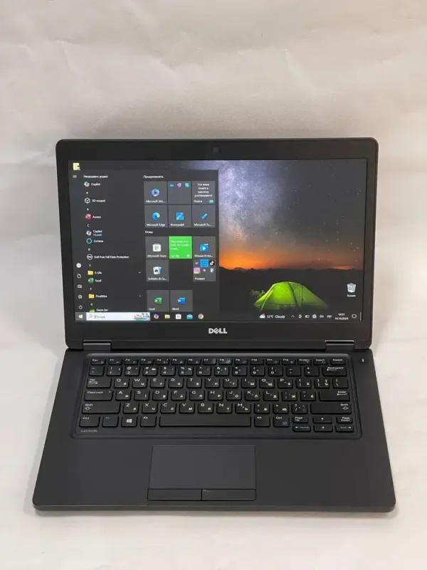 Ультрабук Dell Latitude 5480 / 14" (1920x1080) IPS / Intel Core i5-7300U (2 (4) ядра по 2.6 - 3.5 GHz) / 8 GB DDR4 / 128 GB SSD / Intel HD Graphic 620 / WebCam / Windows 10 Pro б/в - зображення 2