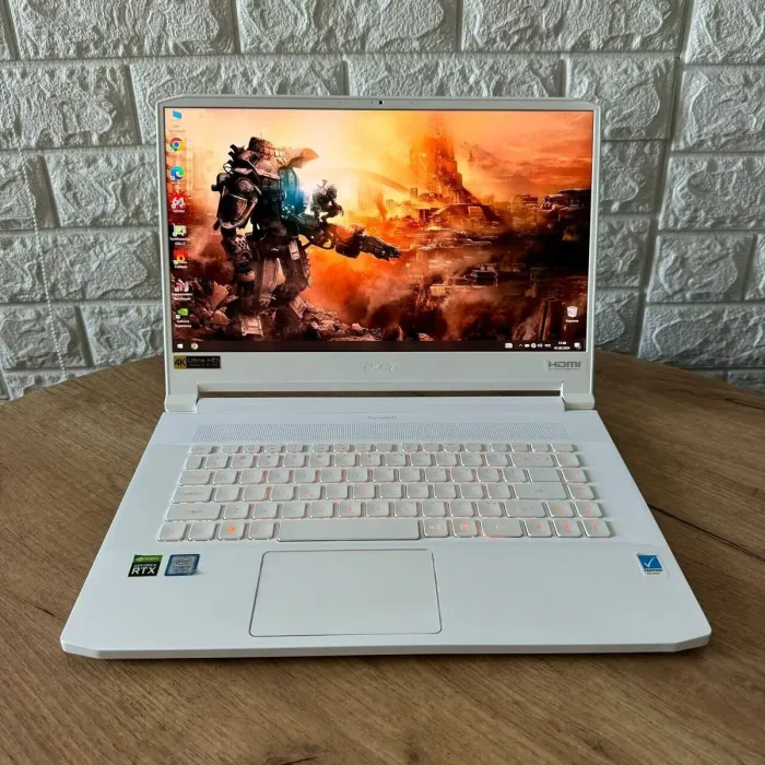 Ігровий ноутбук Acer ConceptD CN715-71 / 15.6" (3840x2160) IPS / Intel Core i7-9750H (6 (12) ядер по 2.6 - 4.5 GHz) / 32 GB DDR4 / 1000 GB SSD / nVidia GeForce RTX 2080 Max-Q, 8 GB GDDR6, 256-bit / WebCam б/в - зображення 2