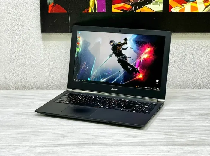 Ігровий ноутбук Б-клас Acer Aspire VN7-591G / 15.6" (1920x1080) IPS / Intel Core i7-4720HQ (4 (8) ядра по 2.6 - 3.6 GHz) / 8 GB DDR3 / 256 GB SSD M.2 / nVidia GeForce GTX 960M, 2 GB GDDR5, 128-bit / WebCam / Win 10 Home б/в - зображення 4
