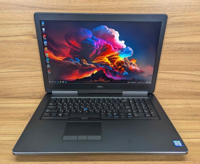 Мобільна робоча станція Dell Precision 7720 / 17,3" (1920x1080) IPS / Intel Core i7-7820HQ (4 (8) ядра по 2.9 - 3.9 GHz) / 32 GB DDR4 / 512 GB SSD / nVidia Quadro P4000, 8 GB GDDR5, 256-bit / Windows 10 б/в - зображення 2