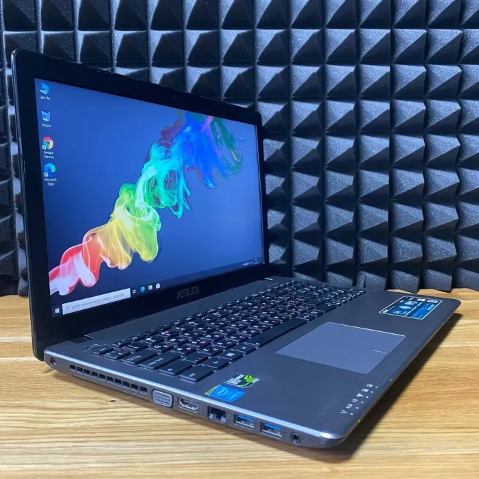 Ноутбук Asus X550J / 15.6" (1920x1080) TN / Intel Core i5-4200H (2 (4) ядра по 2.8 - 3.4 GHz) / 12 GB DDR3 / 128 GB SSD / nVidia GeForce GTX 850M, 2 GB GDDR3, 128-bit / WebCam / DVD-ROM б/в - зображення 4