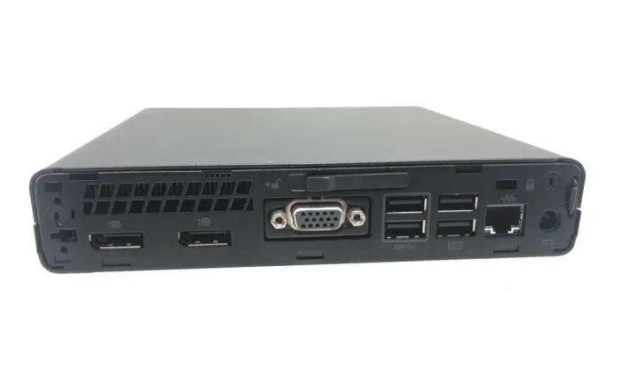 Неттоп HP EliteDesk 800 G3 Desktop Mini USFF / Intel Core i5-6400T (4 ядра по 2.2 - 2.8 GHz) / 16 GB DDR4 / 240 GB SSD / Intel UHD Graphics 530 + Блок живлення б/в - зображення 4