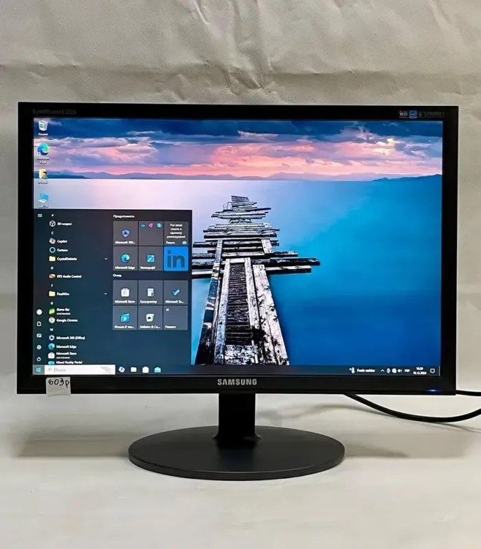 Монітор Б-клаc Samsung SyncMaster E2220NW / 22" (1680x1080) TN / VGA / VESA 75x75 + Кабель живлення б/в - зображення 5