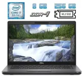 Ультрабук Б-клас Dell Latitude 5400 / 14" (1920x1080) IPS / Intel Core i7-8665U (4 (8) ядра по 1.9 - 4.8 GHz) / 8 GB DDR4 / 256 GB SSD M.2 / Intel UHD Graphics 620 / WebCam / USB 3.1 / HDMI / Windows 10 б/в