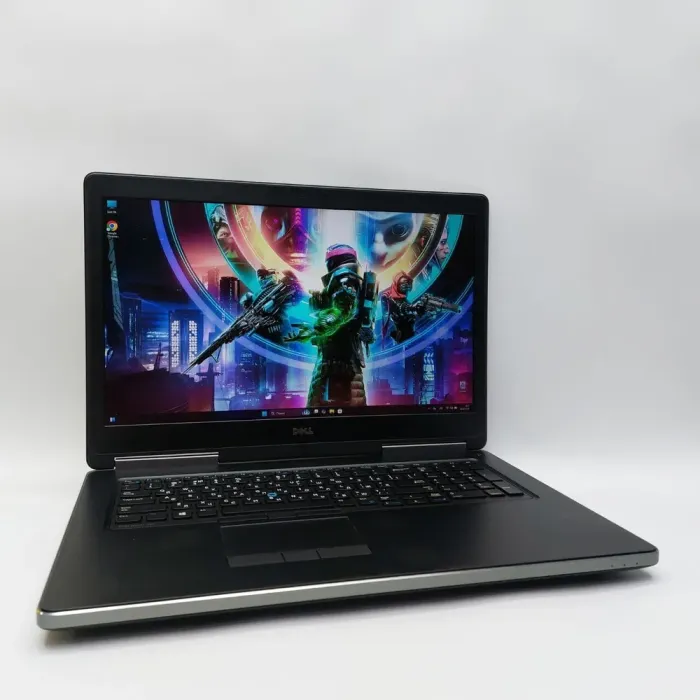 Мобільна робоча станція Dell Precision 7720 / 17.3" (1920x1080) IPS / Intel Core i7-7920HQ (4 (8) ядра по 3.1 - 4.1 GHz) / 16 GB DDR4 / 512 GB SSD / nVidia Quadro P3000, 6 GB GDDR5, 192-bit / WebCam / Windows 11 Pro б/в - зображення 6