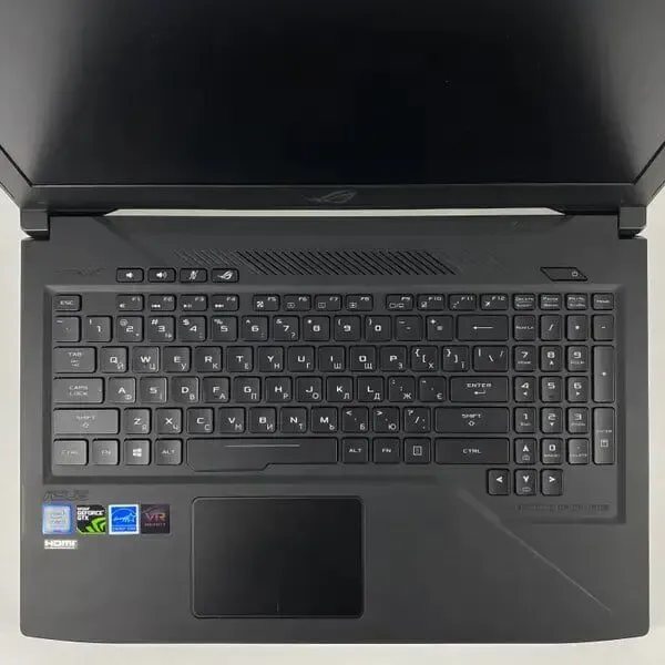 Ігровий ноутбук Asus ROG Strix GL503V / 15.6" (1920x1080) IPS / Intel Core i7-7700HQ (4 (8) ядра по 2.8 - 3.8 GHz) / 16 GB DDR4 / 512 GB SSD / nVidia GeForce GTX 1060, 3 GB GDDR5, 192-bit / WebCam / HDMI б/в - зображення 3