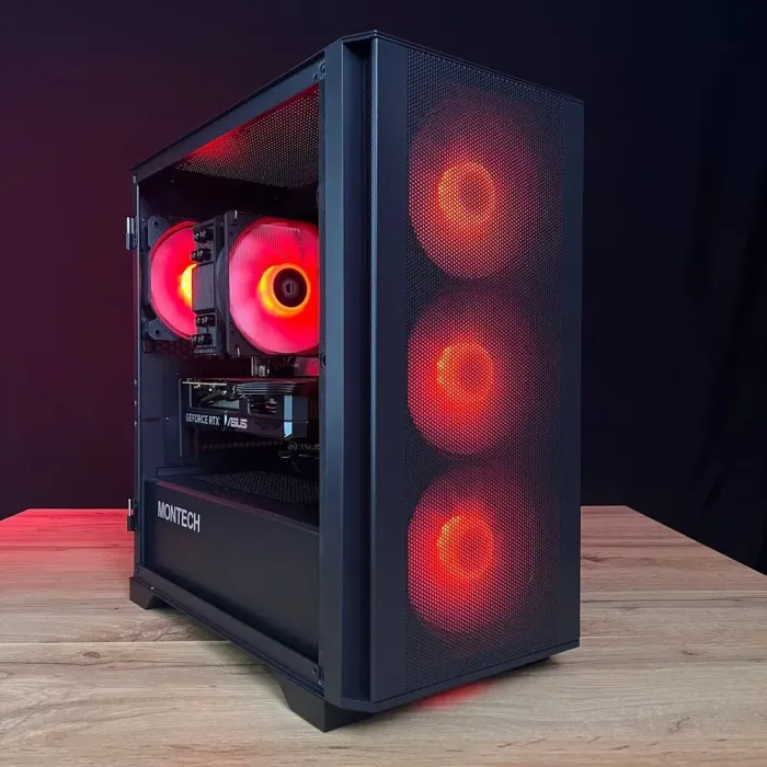 Збірка на замовлення: ігровий ПК Montech Air 100 ARGB Black Tower / AMD Ryzen 5 7500F (6 (12) ядер по 3,7 - 5,0 ГГц) / 32 ГБ DDR5 / 1000 ГБ SSD M.2 / nVidia GeForce RTX 5060, 8 ГБ GDDR7, 128-bit / 650W - зображення 3