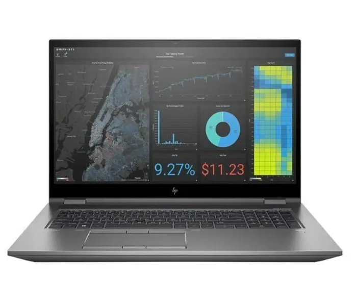Мобільна робоча станція HP Zbook Fury 17 G7 / 17,3" (1920x1080) IPS / Intel Core i7-10750H (6 (12) ядер по 2,6 - 5,0 ГГц) / 16 ГБ DDR4 / 480 ГБ SSD / nVidia Quadro RTX 3000, 6 ГБ GDDR6, 192-біт / WebCam б/в - зображення 2