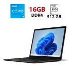 Ультрабук Microsoft Surface laptop 4 Model 1951 / 13.5" (2256x1504) IPS Touch / Intel Core i5-1145G7 (4 (8) ядра по 2.6 - 4.4 GHz) / 16 GB DDR4 / 512 GB SSD M.2 / Intel Iris Xe Graphics / WebCam б/в