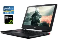 Ігровий ноутбук Acer Aspire VX5-591G / 15.6" (1920x1080) IPS / Intel Core i5-7300HQ (4 ядра по 2.5 - 3.5 GHz) / 16 GB DDR4 / 256 GB SSD M.2 / nVidia GeForce GTX 1050 Ti, 4 GB GDDR5, 128-bit / WebCam / Win 10 б/в