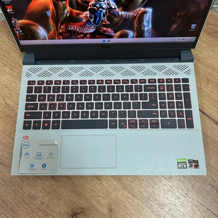 Ігровий ноутбук Dell G15 5515 / 15.6" (1920x1080) IPS / AMD Ryzen 7 5800H (8 (16) ядер по 3.2 - 4.4 GHz) / 8 GB DDR4 / 512 GB SSD NVMe / nVidia GeForce RTX 3050 Ti, 4 GB GDDR6, 128-bit / WebCam б/в - зображення 7