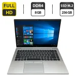 Ультрабук HP EliteBook 845 G8 / 14" (1920x1080) TN / AMD Ryzen 5 Pro 5650U (6 (12) ядер по 2.3 - 4.2 GHz) / 8 GB DDR4 / 256 GB SSD M.2 / AMD Radeon Graphics / WebCam б/в