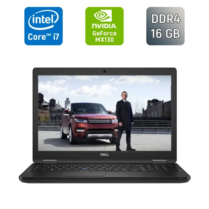Ноутбук Dell Latitude 5590 / 15.6" (1920x1080) IPS / Intel Core i7-8650U (4 (8) ядра по 1.9 - 4.2 GHz) / 16 GB DDR4 / 512 GB SSD / nVidia GeForce MX130, 2 GB GDDR5, 64-bit / WebCam / HDMI / Windows 10 б/в - зображення 1