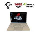 Ігровий ультрабук Asus ROG Zephyrus G14 GA402XV White / 14" (2560x1600) IPS / AMD Ryzen 9 7940HS (8 (16) ядер по 4.0 - 5.2 GHz) / 16 GB DDR5 / 512 GB SSD NVMe / nVidia GeForce RTX 4060, 8 GB GDDR6, 128-bit / WebCam б/в