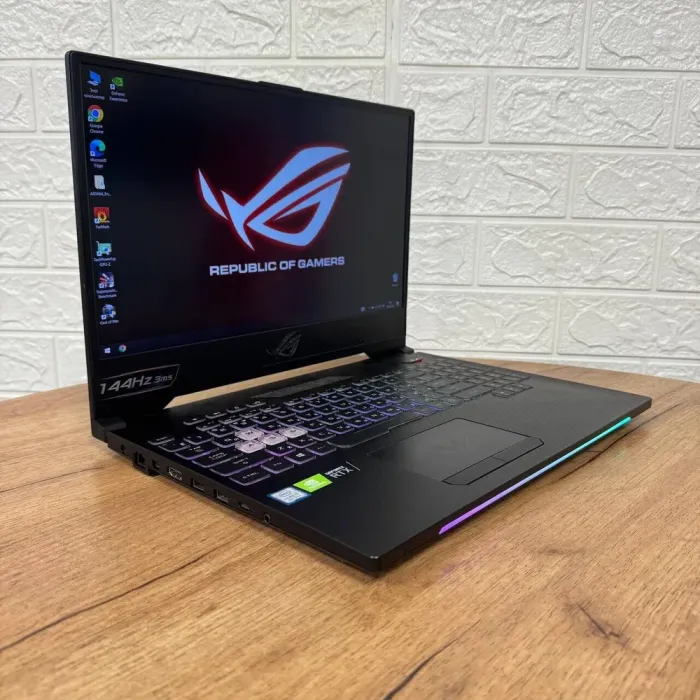 Ігровий ноутбук Б-клас Asus ROG Strix Scar II GL504GW / 15.6" (1920x1080) IPS / Intel Core i7-8750H (6 (12) ядер по 2.2 - 4.1 GHz) / 16 GB DDR4 / 512 GB SSD / nVidia GeForce RTX 2070, 8 GB GDDR6, 256-bit / WebCam б/в - зображення 4