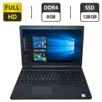 Ноутбук Dell Latitude 5580 / 15.6" (1920x1080) TN / Intel Core i5-6300U (2 (4) ядра по 2.4 - 3.0 GHz) / 8 GB DDR4 / 128 GB SSD / Intel HD Graphics 520 / WebCam б/в