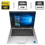 Ультрабук Б-клас Dell Latitude 5320 / 13.3" (1920x1080) IPS / Intel Core i5-1135G7 (4 (8) ядра по 2.4 - 4.2 GHz) / 8 GB DDR4 / 256 GB SSD M.2 / Intel Iris X Graphics / WebCam / Windows 10 б/в
