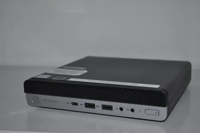 Неттоп HP ProDesk 600 G4 Desktop Mini USFF / Intel Core i3-8100T (4 ядра по 3.1 GHz) / 8 GB DDR4 / 128 GB SSD M.2 / Intel UHD Graphics 630 / Wi-Fi / Bluetooth / Windows 11 Pro б/в - зображення 5