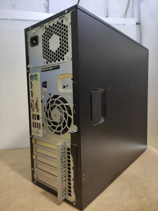 Комп'ютер HP EliteDesk 800 G2 Tower / Intel Core i5-6400 (4 ядра по 2.7 - 3.3 GHz) / 16 GB DDR4 / 256 GB SSD / Intel HD Graphics 530 / DVD-ROM б/в - зображення 3