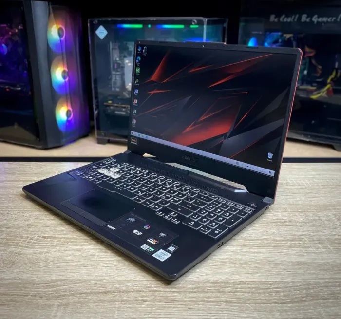 Ігровий ноутбук Asus TUF Gaming F15 / 15.6" (1920x1080) IPS / Intel Core i5-10300H (4 (8) ядра по 2.5 - 4.5 GHz) / 16 GB DDR4 / 512 GB SSD / nVidia GeForce GTX 1650 Ti, 4 GB GDDR6, 128-bit / WebCam б/в - зображення 4