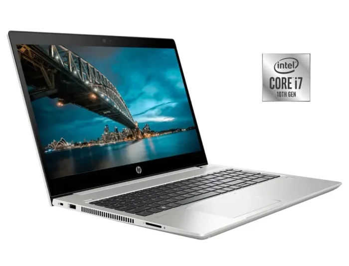 Ноутбук Б-клас HP ProBook 450 G7 / 15.6" (1920x1080) IPS / Intel Core i7-10510U / 8 GB DDR4 / 256 GB SSD / nVidia GeForce MX250, 2 GB GDDR5, 64-bit / WebCam / BIOS LOCK б/в - зображення 1